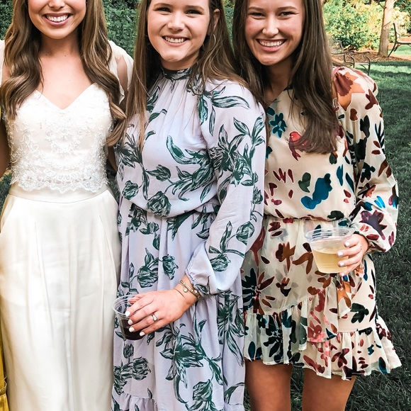 TulaRosa Ina Dress One Shoulder Burn Out - Picture 8 of 8